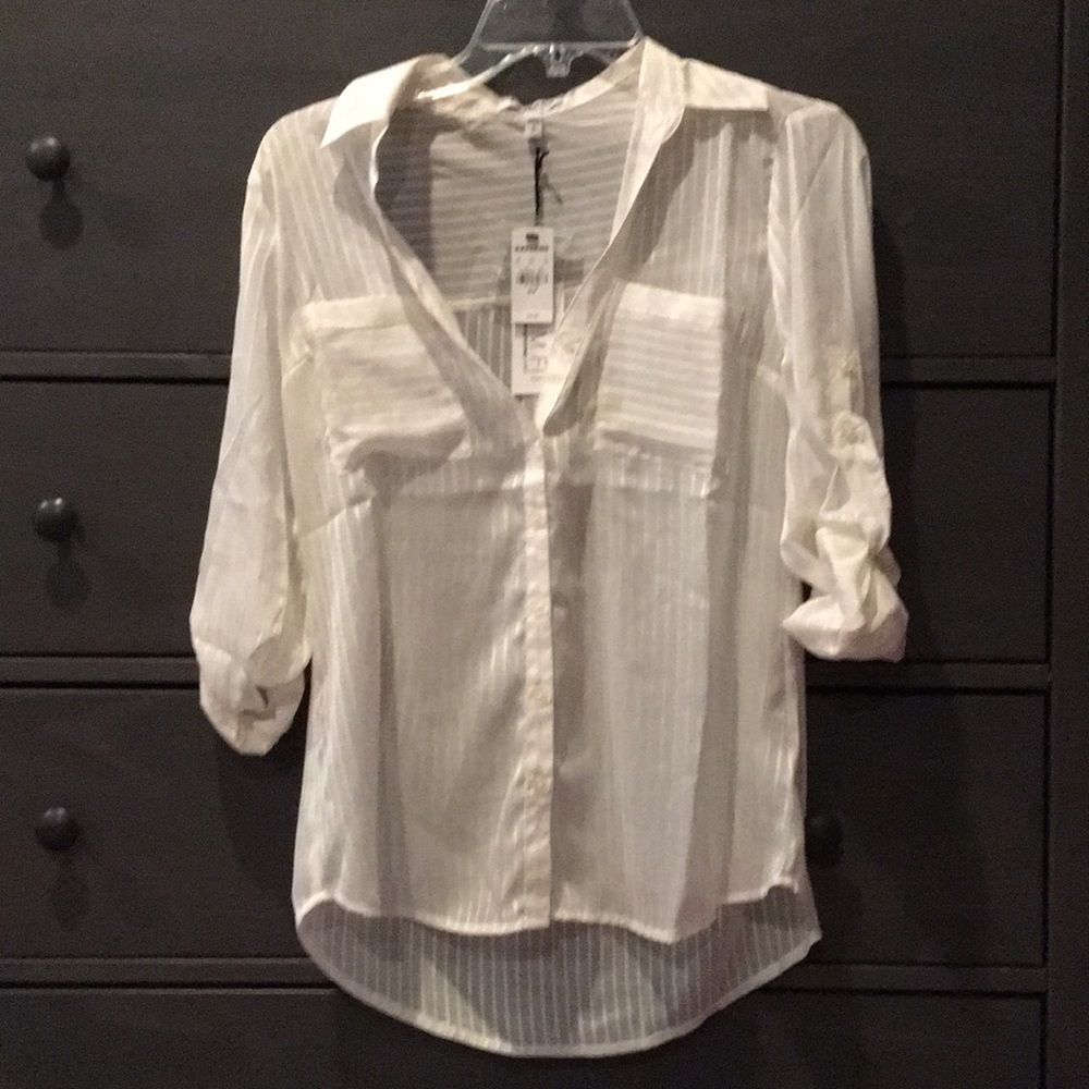 Express Slim Fit Portofino Shirt